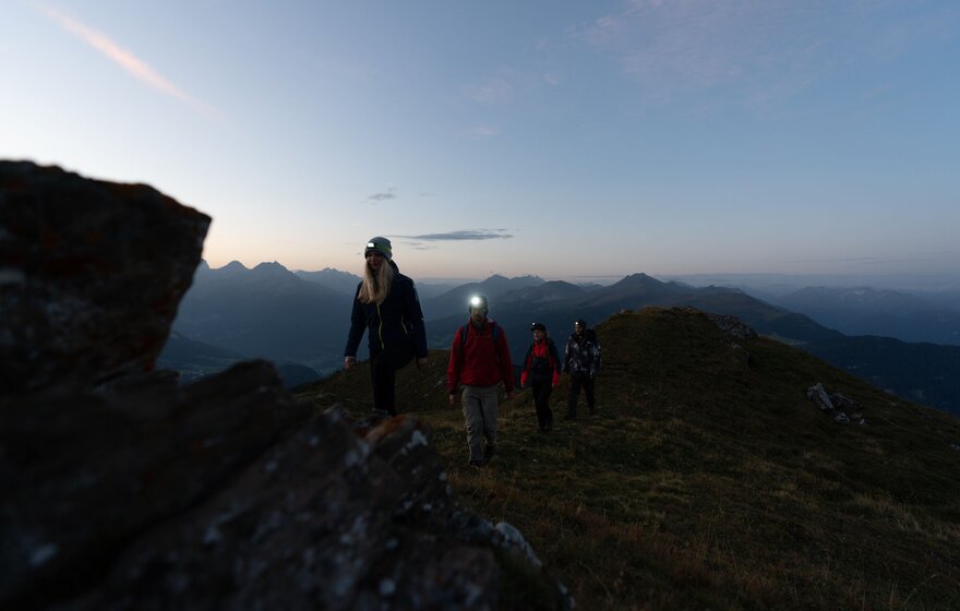 Schlafen unter freiem Himmel auf dem Piz Scalottas in Lenzerheide, Graubünden | © Urban Engel Perspectiva